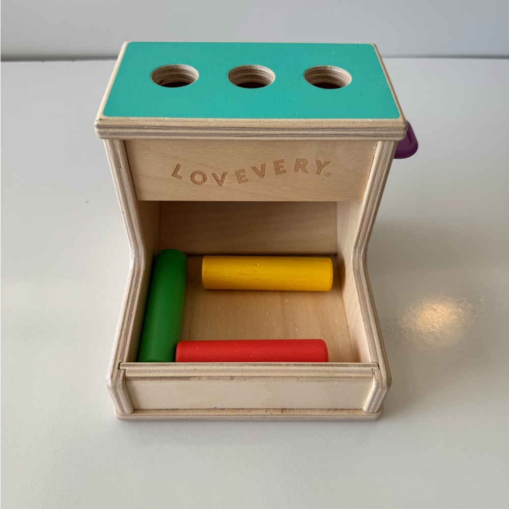 Wooden Toy with Colorful Blocks